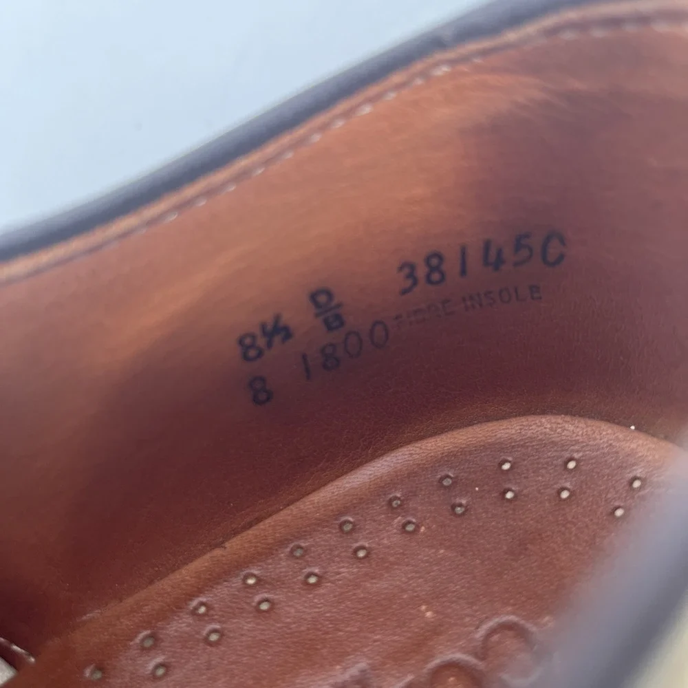 Cole Haan Saddle Shoes Mens 8.5 D/B Two Tone Brick Sole Buck Vintage Oxford USA